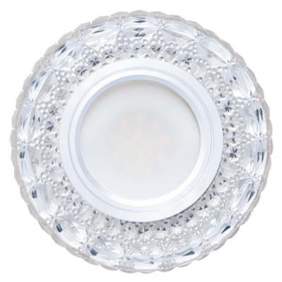 7095 MR16 прозорий із led підсвіткою SMD2835 15leds (4000K)